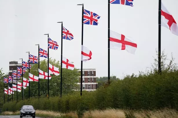 Anti-immigration campaign groups have been flying and painting Union and St George's Cross flags as part of a UK-wide campaign called Operation Raise the Colours