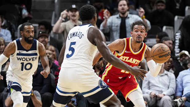 Anthony Edwards and Trae Young