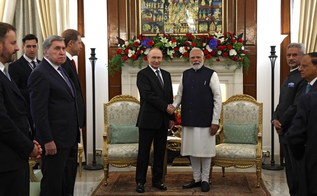 Russian President Vladimir Putin in New Delhi