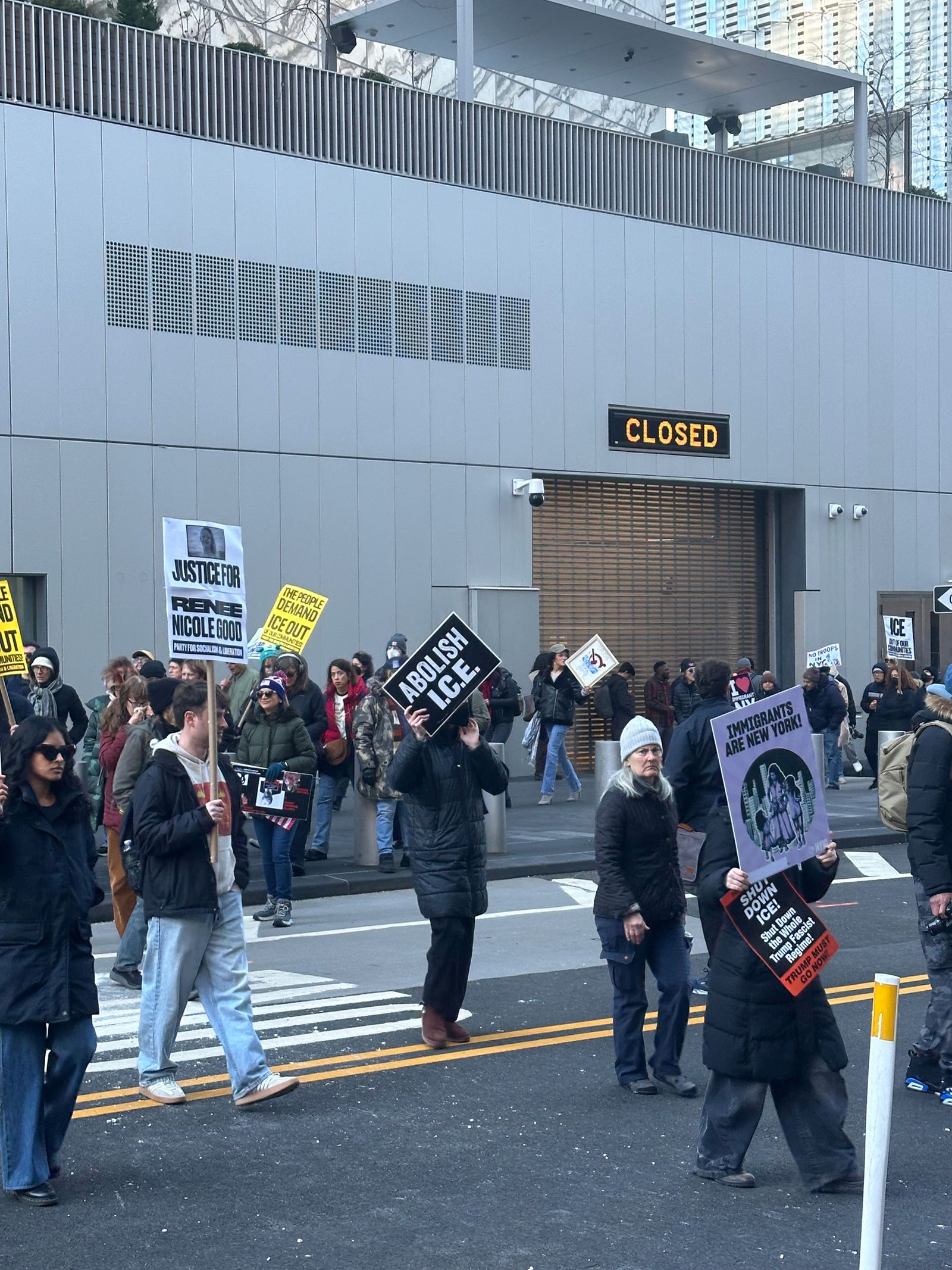 Image may contain Rebecca Morelle Nadia Petrova Black Thought People Person Adult Parade Protest and Clothing