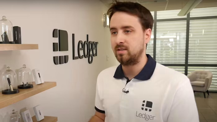 David Balland, co-founder of the cryptocurrency start-up Ledger.