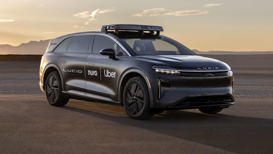 Lucid, Nuro, and Uber are partnering on a next-generation autonomous robotaxi program.