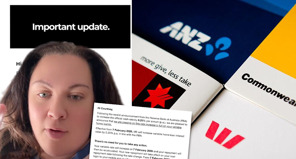 ME Bank customer complains about the email from the Australian bank (pictured).
