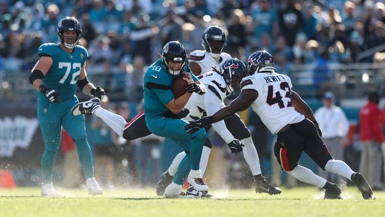 Jaguars Mac Jones in 2024 with Jaguars.