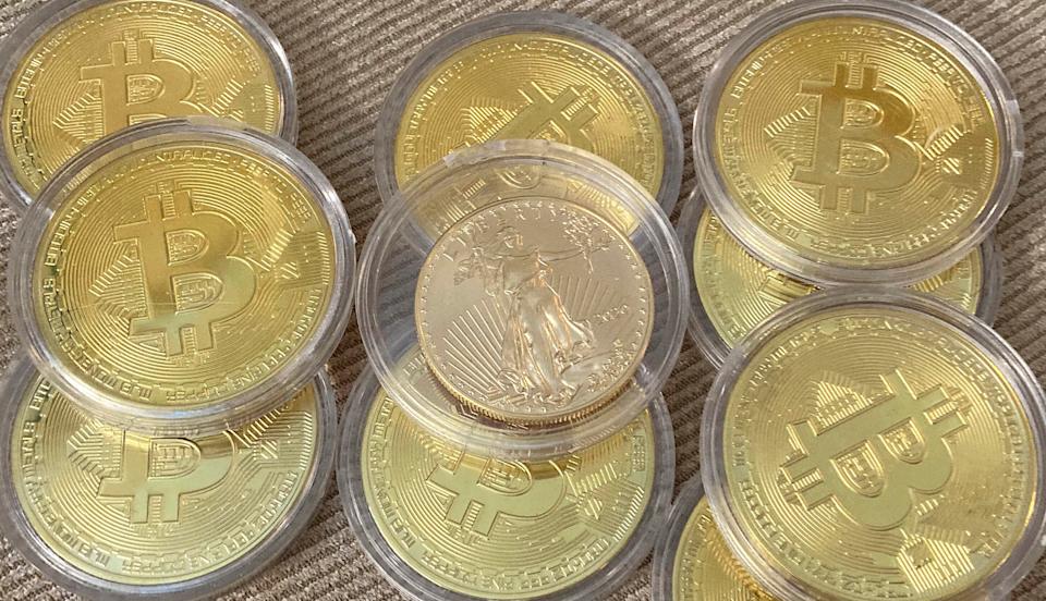 Bitcoin prices hovered around $69,000 on Tuesday, with one analyst suggesting that the crypto market may be approaching its bottom. Photo by: STRF/STAR MAX/IPx 2021 1/11/21
